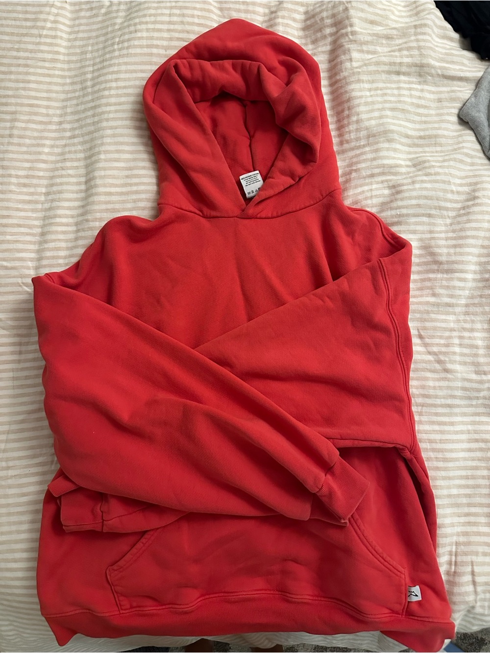 Akimbo Red Oversized Hoodie Sweatshirt Made in LA Size XL